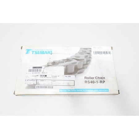 Tsubaki 10FT 1/2IN SINGLE ROLLER CHAIN RS40-1-RP